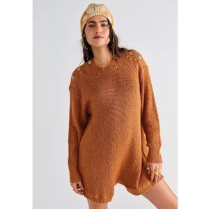 Free People Knit Sweater Romper